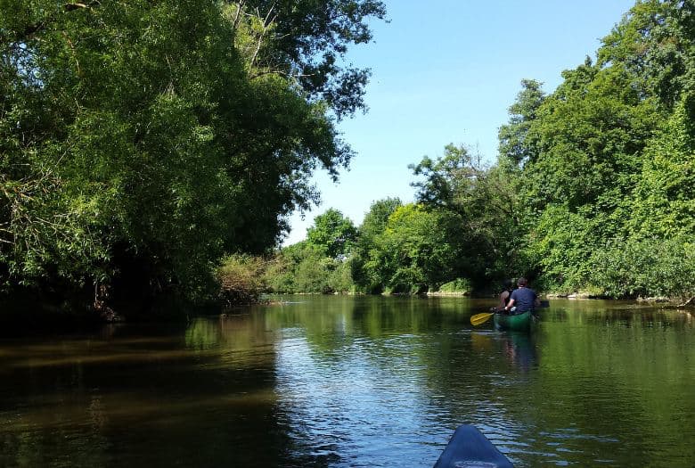 Canoeing on the Altm&uuml;hl River