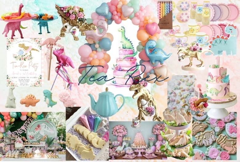 This whimsical dinosaur birthday theme idea is easy to implement and perfect for little dinosaur princesses. Check out the caption for more information.